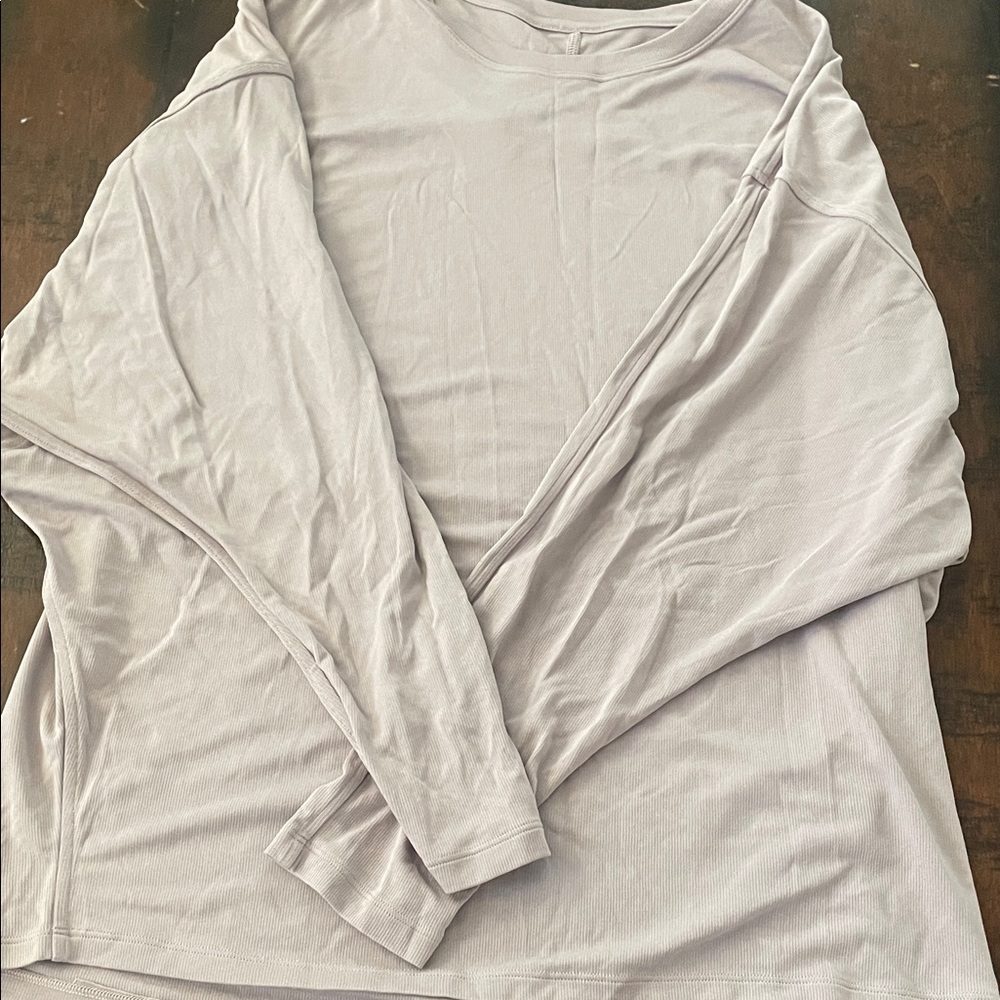 Lululemon long sleeve top in muted lilac